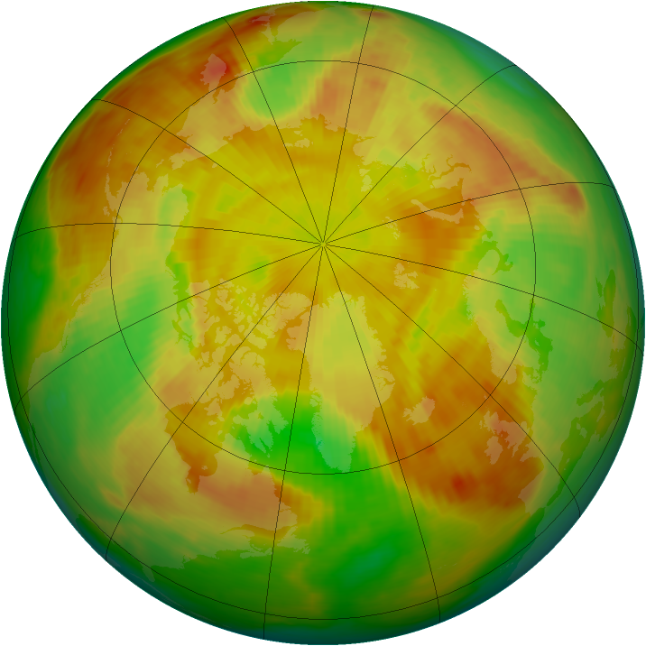 Arctic ozone map for 23 May 1979
